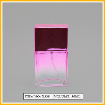 Hand Blown Art Glass Perfume Bottles 30ml With Aluminum Cap