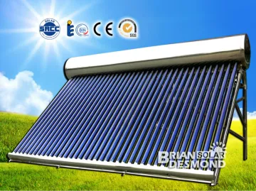 Compact Pressurized Solar Water Heater vacuum tube heat pipe hot water heater collector