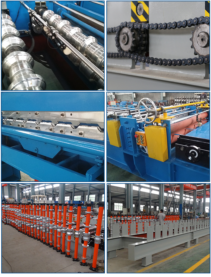 YX 25-167-1000 Roof Sheet Roll Forming And Curving in One Machine