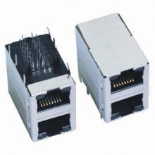 RJ45 Connectors with Shield Jack, Integrated Magnetics, LED and Transformer