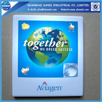 customized printing plastic sliding puzzle