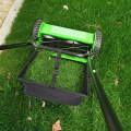 16-inch walk behind hand push manual lawn mower