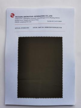 260t D-L Ribstop pongee p/d