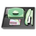 Eagle Stapler and Punch of Colorful Stationery Set