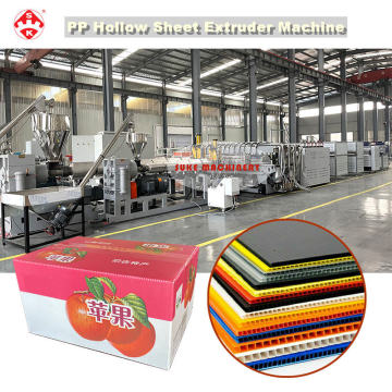PP Corrugated Hollow Sheet Extruder Machine: New Design