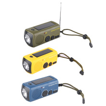 Survival Emergency Kit: Radio Flashlight with LED Light and SOS Alarm