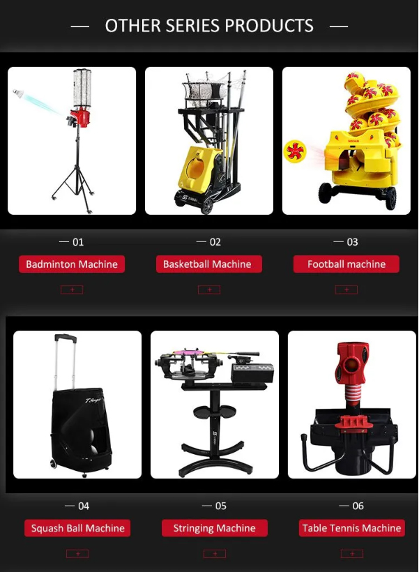 Universal Siboasi High Level S4015 Tennis Ball Machine Machines Machines Professional Player Club Use