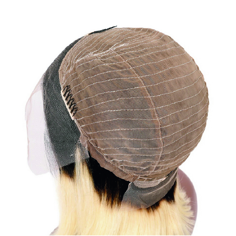 Wholesale Cheap Human Hair 1B/613 Bob Full Lace Wig Vendors 100% Brazilian Human Hair