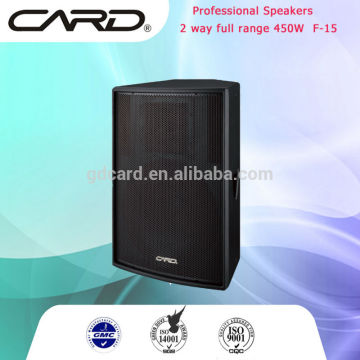 2 way full range 450W 15" high power PA speaker