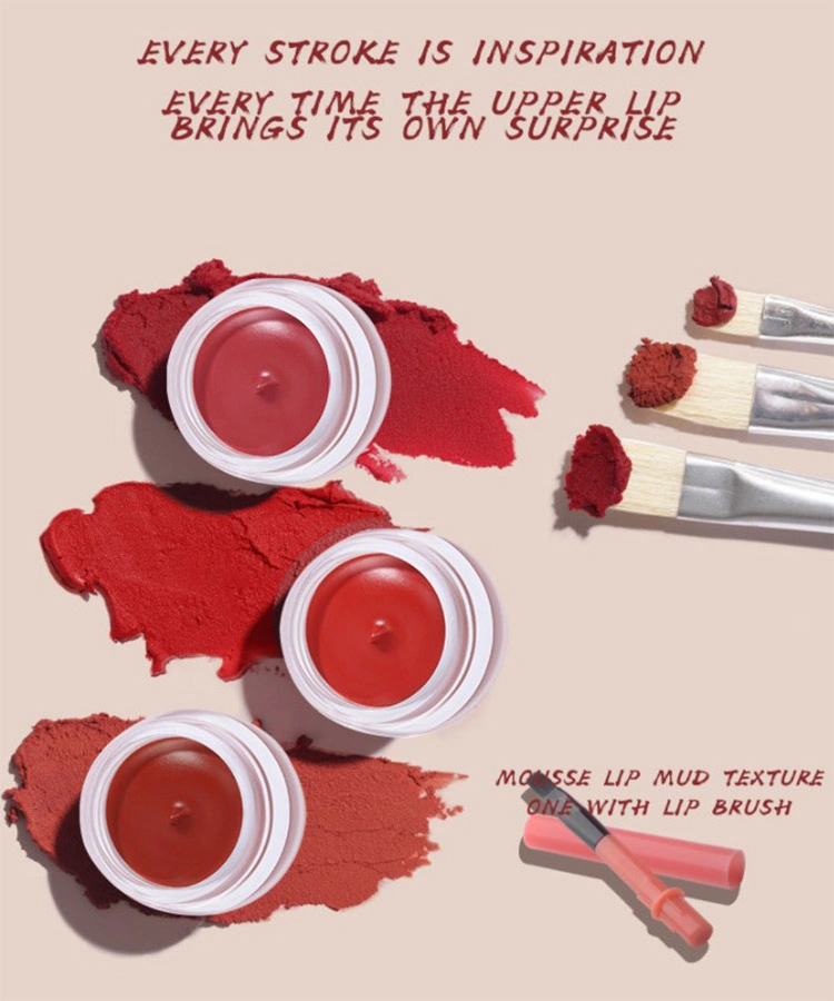 Factory Wholesale Matte Cream Lipstick Private Llabel Fashions Vegan Velvet Lipstick Waterproof Organic Lip Cream