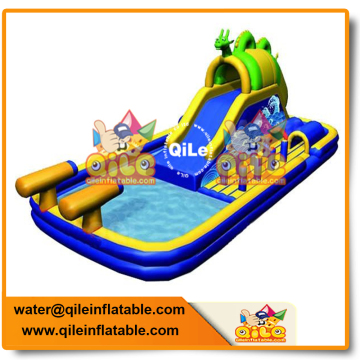 commercial grade playground game giant inflatable water park for water game amusement