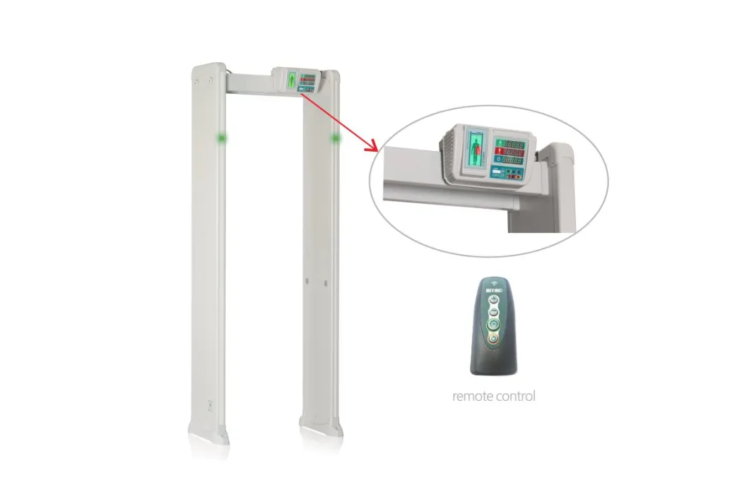 6/12/18 Zones Professional Multi-Zone Security Gate Archway Body Scanner Airport Walk-Through Metal Detector