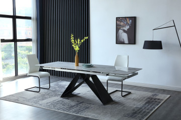 extension dining table ceramic top