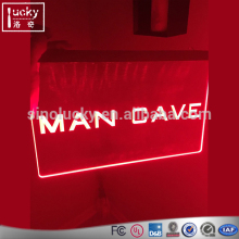 Led Light Neon Sign acrylic for Game Room Bar Decor Blue Led Digital Signs