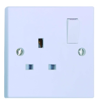 1 Gang 13A Switched Socket Double Pole