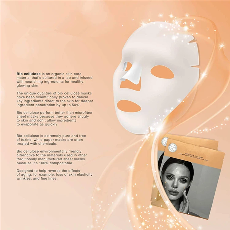 Advanced Anti Aging Lifting Hydrating Facial Treatment Brightening Face Mask Sheet Skin Care