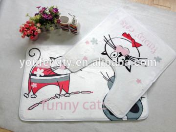 Printed custom floor mat