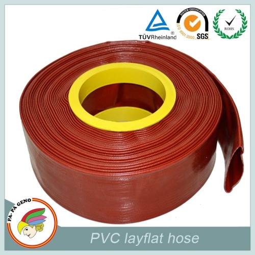 pvc lay flat water discharge hose pipe