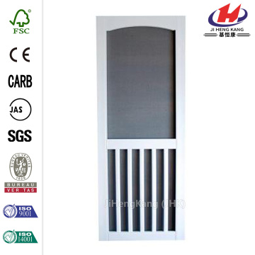 Brookgreen Solid Vinyl White Screen Door