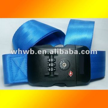 Luggage Security strap, TSA approved custom-recognised