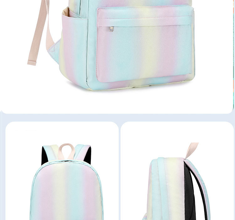 2022 Girls tie dye picnic schoolbags set laptop backpacks insulated cooler bag cute rainbow arket backpack for kid