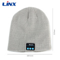 Gorro macio e quente sem fio boné bluetooth