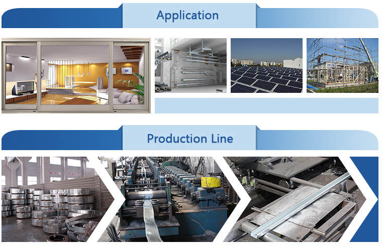 u shape beams profile galvanized unistrut c channel high quality galvanized unistrut c channel