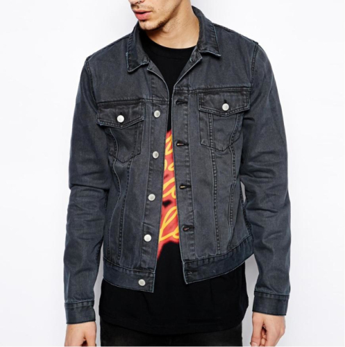 U'sake China Supplier Wholesale Dongguan Men's Denim Jean Jacket for Men S191924