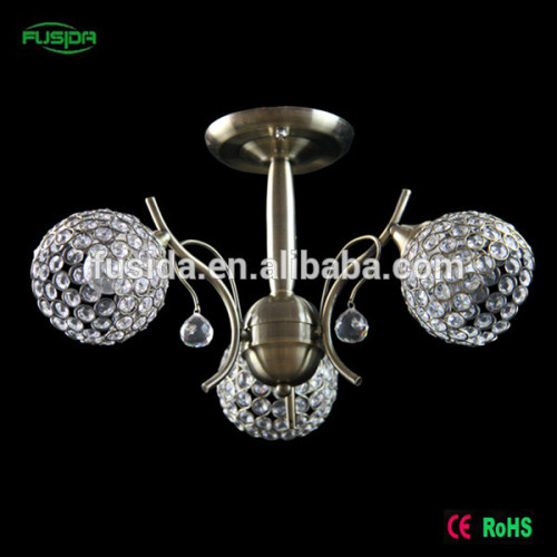 Decorative crystal ceiling light, ceiling lamp for home