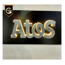 Halo Lighting Effect Stainless Steel Backlit Letters Sign