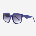 Vintage Square Acetate Female Sunglasses