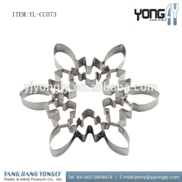 stainless steel large snow flake cookie cutter