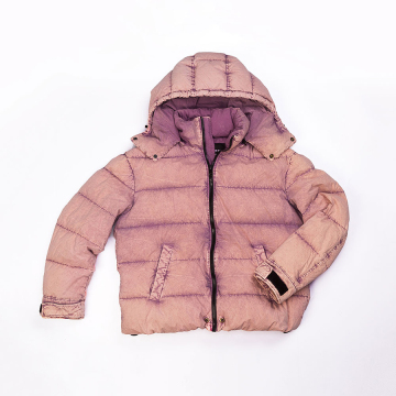 Men`s cotton garment dyed down jacket