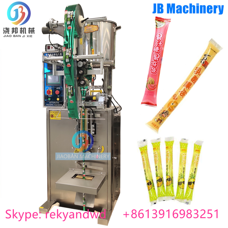 Automatic Flow Ice Cream Bar / Ice Lolly / Popsicle Packing Machine