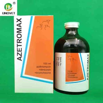 AZETROMAX injection Azithromycin +Tilmicosin +Bromohexine