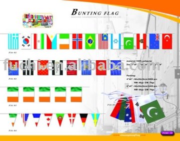 PVC string flag