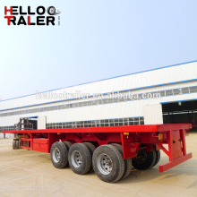 high bed platform flatbed container trailer