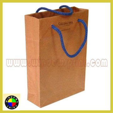Brown Kraft Recycle Paper Carrier Bag