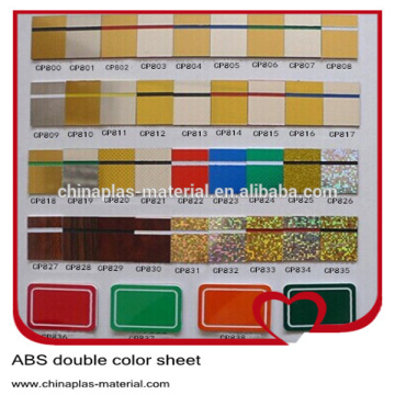 ali express gold/black abs plastic sheet