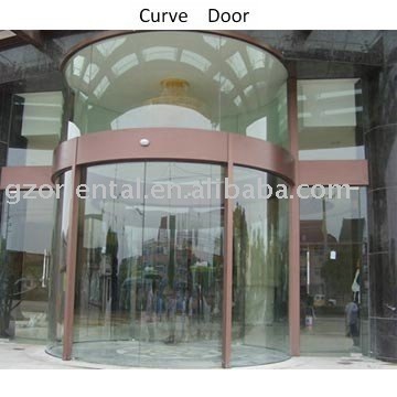 door design,automatic curved door,factory price
