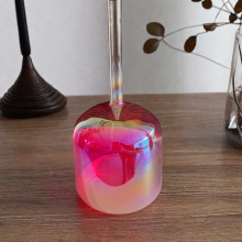 Super Quality Cosmic Pink Clear Quartz Crystal Singing Bowl