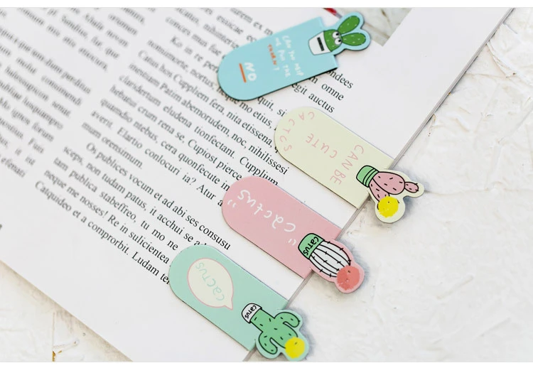 3PCS Per Set Colorful Mini Soft Magnet Bookmark