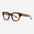 Round Thick Acetate Unisex Optical Frames 23A3200