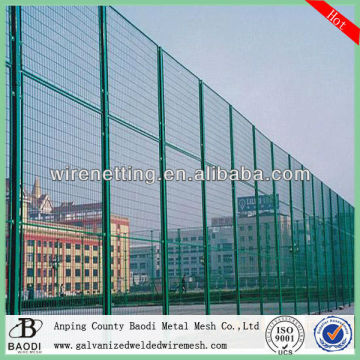 PVC coated border green garden wire mesh fence