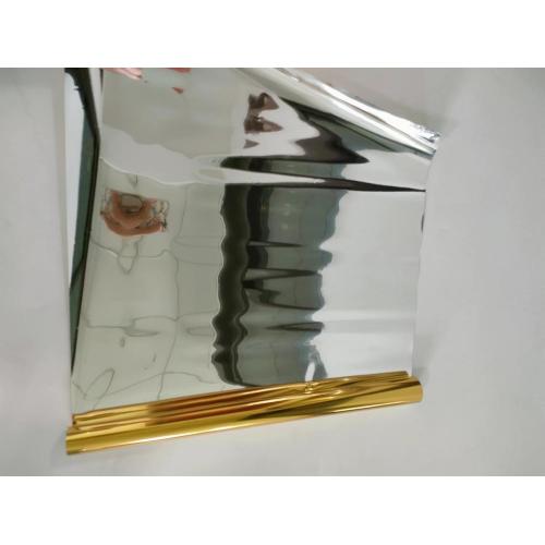 golden silver rose gold metallic PET film