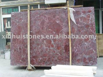 Rosso Lepanto marble slab