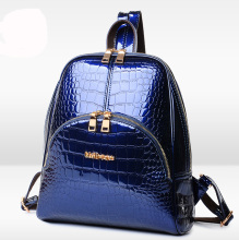 Fashion stylish leisure back bag PU small girls backpack bag