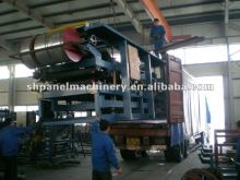 Sandwich panel forming machine