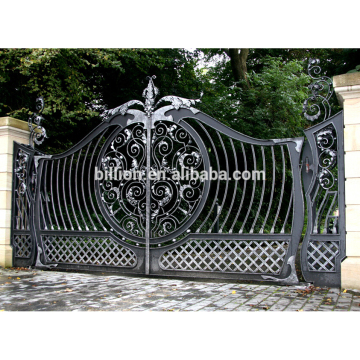 Wrought iron decorative garden gate