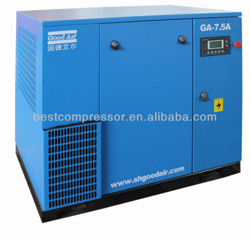 7.5kw 10hp stationary screw industrial air compressor